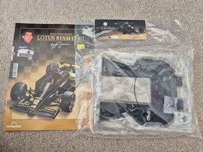 1/8 DEAGOSTINI COSTRUIRE IL 1985 LOTUS RENAULT 97T AYRTON SENNA F1 AUTO PROBLEMA - Immagine 1 di 3