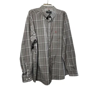 Ariat Pro Series Shirt 10020756 grey size XL men cowboy Show Ranch - Imagen 1 de 17