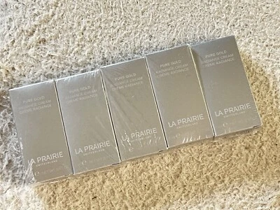 5 x La Prairie Pure Gold Radiance Cream 0.17oz Each Total 25ml New - Image 1 of 3