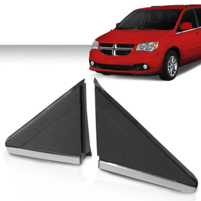 Fit For 08-20 Dodge Caravan 08-16 Town&Country LH&RH Mirror Flag Applique Trim Foto 1 de 4