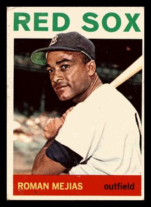 1964 Topps Roman Mejias Boston Red Sox #186 VG Vintage Baseball Card