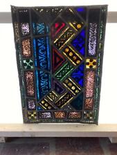 ANTIQUE GERMAN STAINED GLASS CHURCH  WINDOW FROM A CLOSED CHURCH - X15