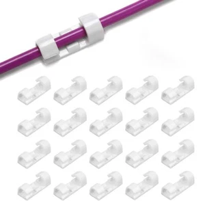 Lot de 40 clips de câble adhésifs pour voiture caméra de tableau de bord gest... - Afbeelding 1 van 8