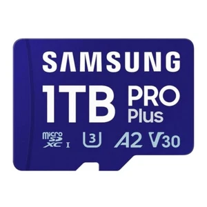 New Samsung PRO Plus 256GB 512GB 1TB MicroSD Card SDXC Flash TF A2 V30 U3 UHS-1 - Zdjęcie 1 z 21