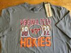 NWT Image One NCAA Virginia Tech T-shirt Hokies Graphic Tee Gray Large B23