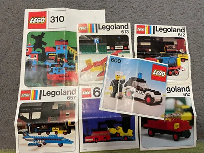 Lego System Vintage 70s Konvolut 310 613 612 610 600 657 660 - Bild 1 von 4