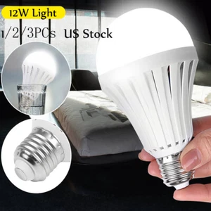 E27 Home Rechargeable LED Light Portable Outdoor Camping Emergency Light Bulbs - Picture 1 of 16