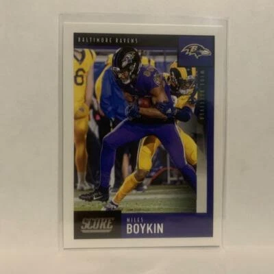 #43 Miles Boykin Baltimore Ravens 2020 Score Football Card LZ2 - Image 1 of 2