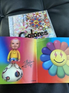 SIGNED Takashi Murakami J Balvin Colores Sealed CD & VINYL Kaikai Kiki RARE - Picture 1 of 9