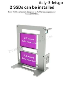 Alimentation Compacte 1U Carte Mère Simple Aluminium Portable Rack - Photo 1/10
