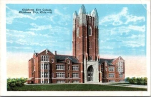 Oklahoma City College OK Oklahoma City Kropp c1920s WB postcard BQ2 - Picture 1 of 2