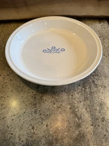 Assiette à tarte vintage Corning Ware 9 pouces P-309 bleuet made in USA - Photo 1/5