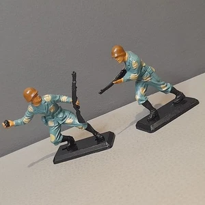 Vintage BRITAINS TASK FORCE Special Unit RARE Toy Soldiers x2 - Picture 1 of 21