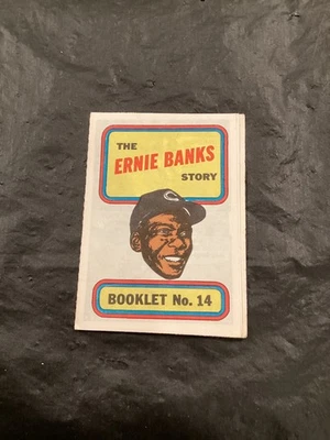 Folleto de historia Topps 1970 - #14 Ernie Banks/Cubs EX/MT Foto 1 de 2