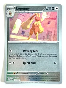 Lopunny 108/132 Reverse Holo Common Mega Evolution - Pokemon TCG - Near Mint NM - Picture 1 of 4