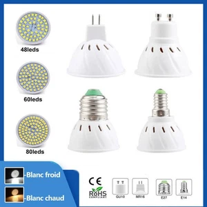 LED Bulb 5W8W10W E27 E14 Gu10 MR16 COB Blanc Froid Chaud Ampoule Spot Light 220V - Picture 1 of 16
