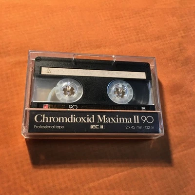 BASF Chromdioxid Maxima II 90 Cassette,IEC II/High Pos,sehr guter Zustand,1982 - Image 1 of 4