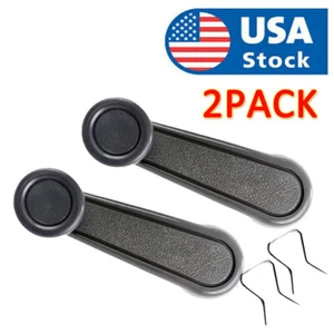 PAIR Window Crank Lever Handle FOR Toyota Tacoma Corolla Pickup Van T100 US - Foto 1 di 6