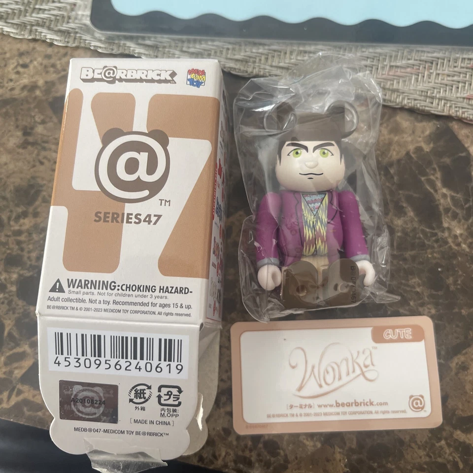 Bearbrick Serie 47 - Wonka 100% Medicom Be@rbrick Foto 1 de 1
