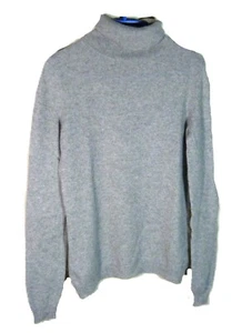 Suéter mujer UP Fashion talla S gris 100 % cachemir manga larga con cuello alto - Imagen 1 de 4