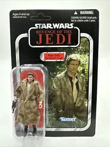 Han Solo Trench Coat STAR WARS Vintage Collection VC62 Revenge UNPUNCHED OFFERLE - Picture 1 of 6