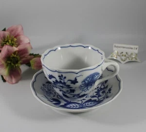 Hutschenreuther Maria Theresia Zwiebelmuster - Kaffeetasse 0,20 L mit Untertasse - Bild 1 von 6