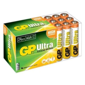 GP GPPCA24AU003 Ultra Alkaline AAA Batteries Pack of 24 - Picture 1 of 1
