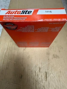 Box of 4-Autolite 1116 Automotive Replacement Glow Plug for 1996-2008 Volkswagen - Picture 1 of 2