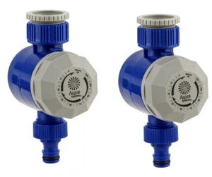 Aqua Systems 2 Hour Plastic Tap Mechanical Water Timer/Auto Shut Function 2 Pack - Foto 1 di 1
