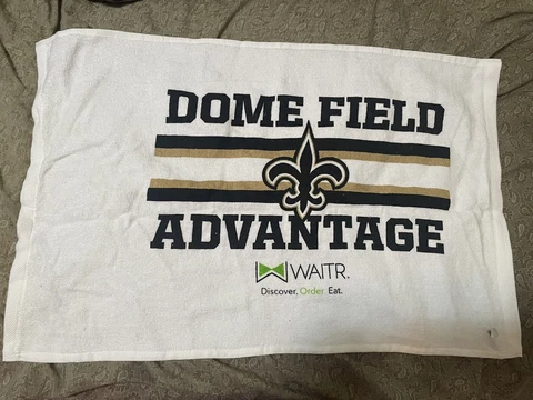 New Orleans Saints NFC Championship dome field Advantage Rally Towel SGA New Cover