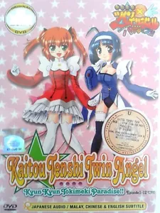Kaitou Tenshi Twin Angel : Kyun Kyun Tokimeki Paradise!! (1-12 ) END DVD BOX SET - Foto 1 di 2