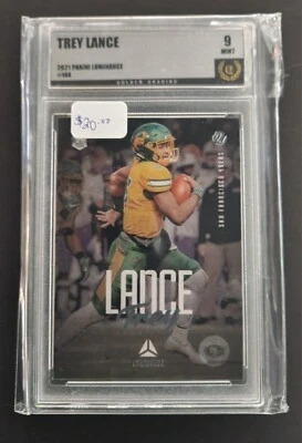 2021 Panini Luminance - Rookie #144 Trey Lance (RC)  - Image 1 of 2