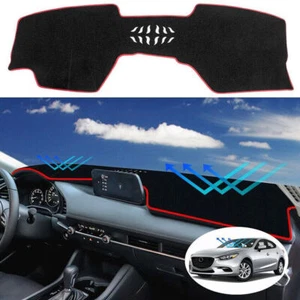 For Mazda 3 2019-24 black Non-slip Dash Board Cover Mat Dashboard Carpet 1PCS - Picture 1 of 7
