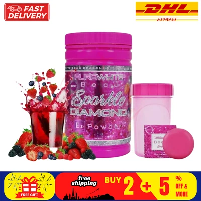 Aura White Beauty Sparkle Diamond Ex Powder 1000g Skin Collagen DHL EXPRESS - Image 1 of 4