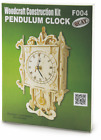 Pendulum Clock Woodcraft Construction Kit - New Wooden 3D Model Kit Puzzle