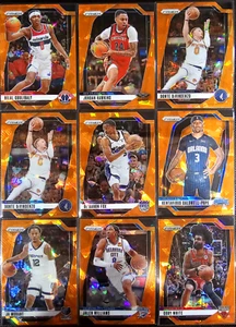 2024-25 Prizm Basketball Cards **You Pick** Orange Cracked Ice Rc & Vets - Picture 1 of 2