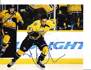 NASHVILLE PREDATORS MIKE RIBEIRO SIGNED PREGAME 8X10 - Picture 1 of 1