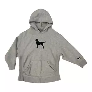 The Black Dog Girls Youth Sweatshirt Hoodie Pullover Long Sleeve Gray Large - Picture 1 of 10