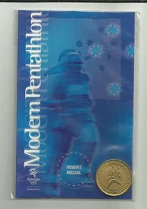 2000 SYDNEY OLYMPIC GAMES MODERN PENTATHALON PICTOGRAM COIN #17 CLOSING DOWN - Bild 1 von 1