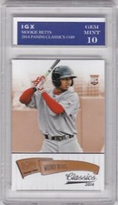 MOOKIE BETTS ROOKIE CARD $$ GEM MINT 10 Baseball Classic RC 2014 RED SOX DODGERS