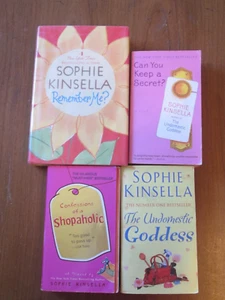 SOPHIE KINSELLA LOT 4 BOOKS Confessions of a Shopaholic Can You Keep a Secret? - Picture 1 of 3