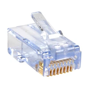*CAJA ABIERTA* Platinum Tools® 202010J EZ-RJ45 Cat6+ conectores (frasco de 100) - Imagen 1 de 6