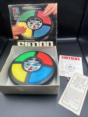 Juego Electrónico Simon 1978 Vintage Caja Original Milton Bradley NO FUNCIONA Foto 1 de 4