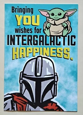 Tarjeta de felicitación/sello feliz cumpleaños/Star Wars (incl. Sobre 5×7") Foto 1 de 4