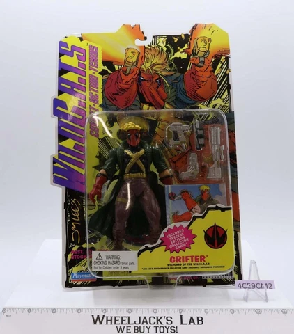 Grifter WILDC.A.T.S. Jim Lee 1994 Playmates Action Figure NEW MOSC SEALED Cover