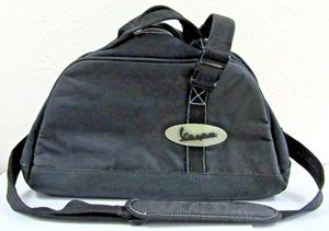 Bolso Vespa Nylon Negro con Asas y Correa para el Hombro - Imagen 1 de 6