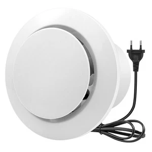 Badlüfter Ventilator mit Stecker & Schalter Zeitnachlauf 100mm WC Entlüftung - Bild 1 von 9