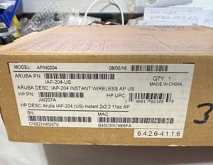 NEW Aruba Networks APIN0204 AP-204 Wireless Access Point NEW OPEN BOX - Picture 1 of 2