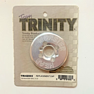 TEAM TRINITY REPLACEMENT CAP FOR MONSTER HEAD 21:27 NEW IN PACKAGE - Image 1 of 2