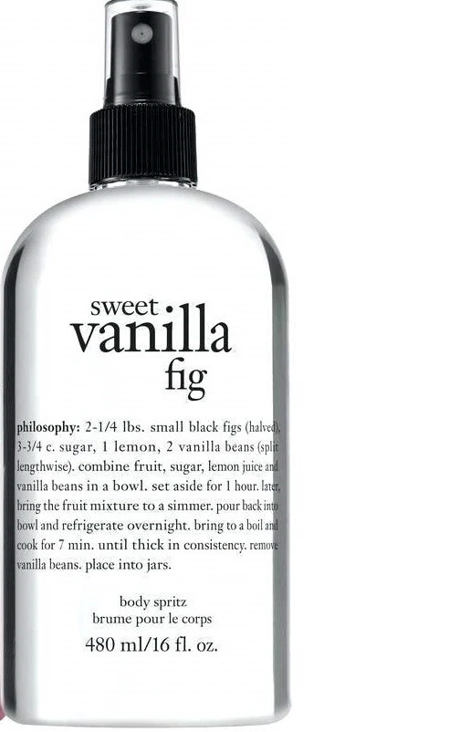 Philosophy Sweet Vanilla Fig Body Spritz Spray JUMBO 16 oz SEALED Body Mist - Imagem 1 de 1